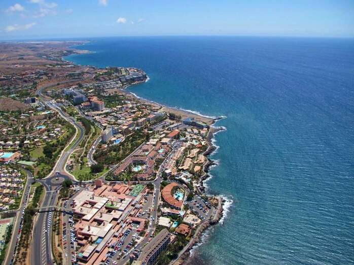 Vista aérea de San Agustín (Foto TA)